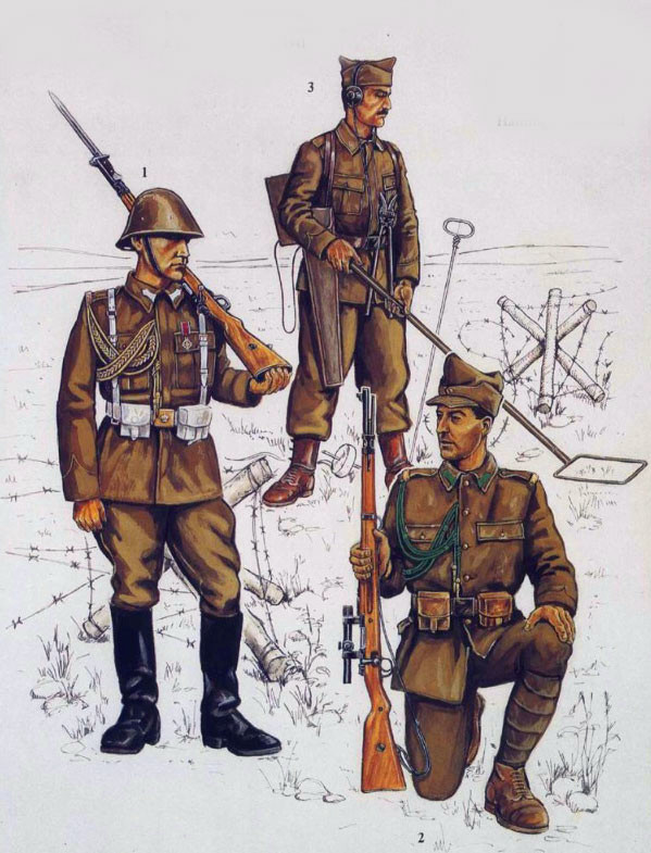 二战罗马尼亚步兵师的装备,二战匈牙利军服图鉴