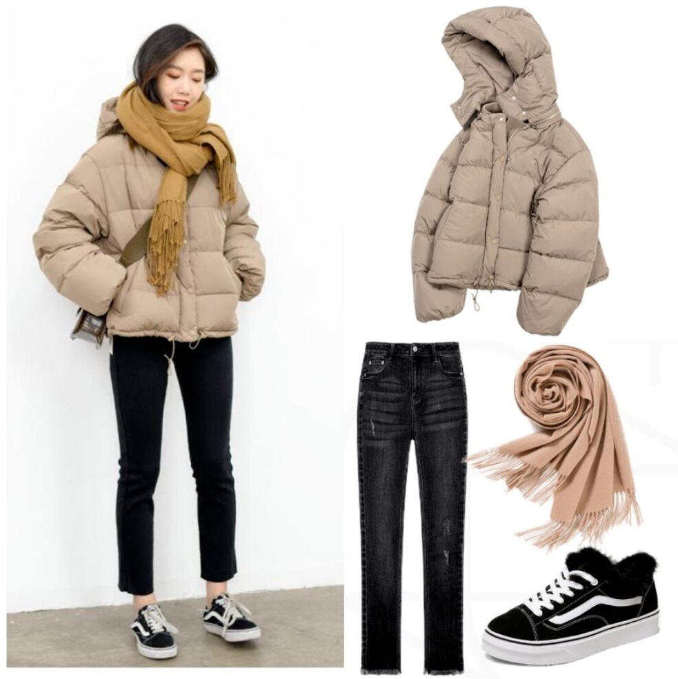 今年流行的羽绒服款式时髦又百搭,今年流行的短款羽绒服穿搭