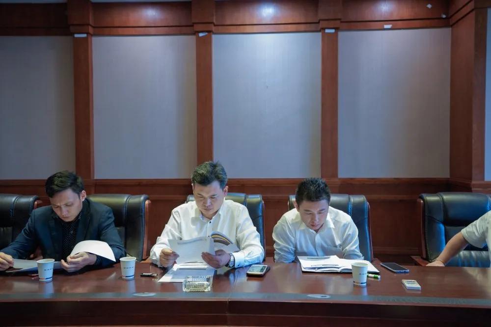 金禧动态执行总裁解博士与湖南船舶协会秘书长黄仁柱一行会谈