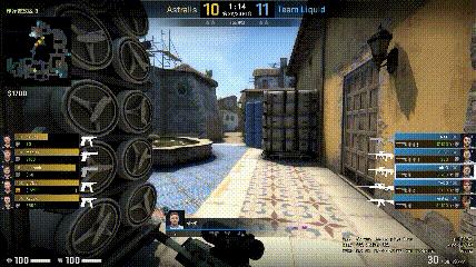 「职业视角」EPLS8中Astralis在小镇的进攻与残局