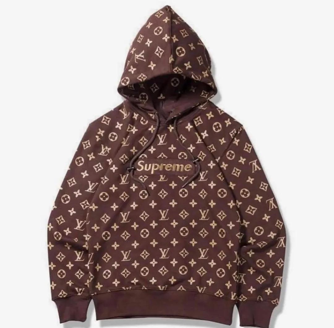 贝克汉姆儿子卖原味儿SupremexLV联名卫衣