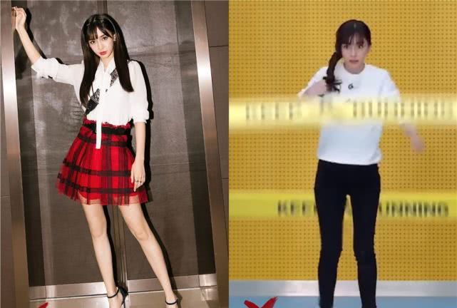 angelababy假胯宽照片,angelababy腿型胯宽