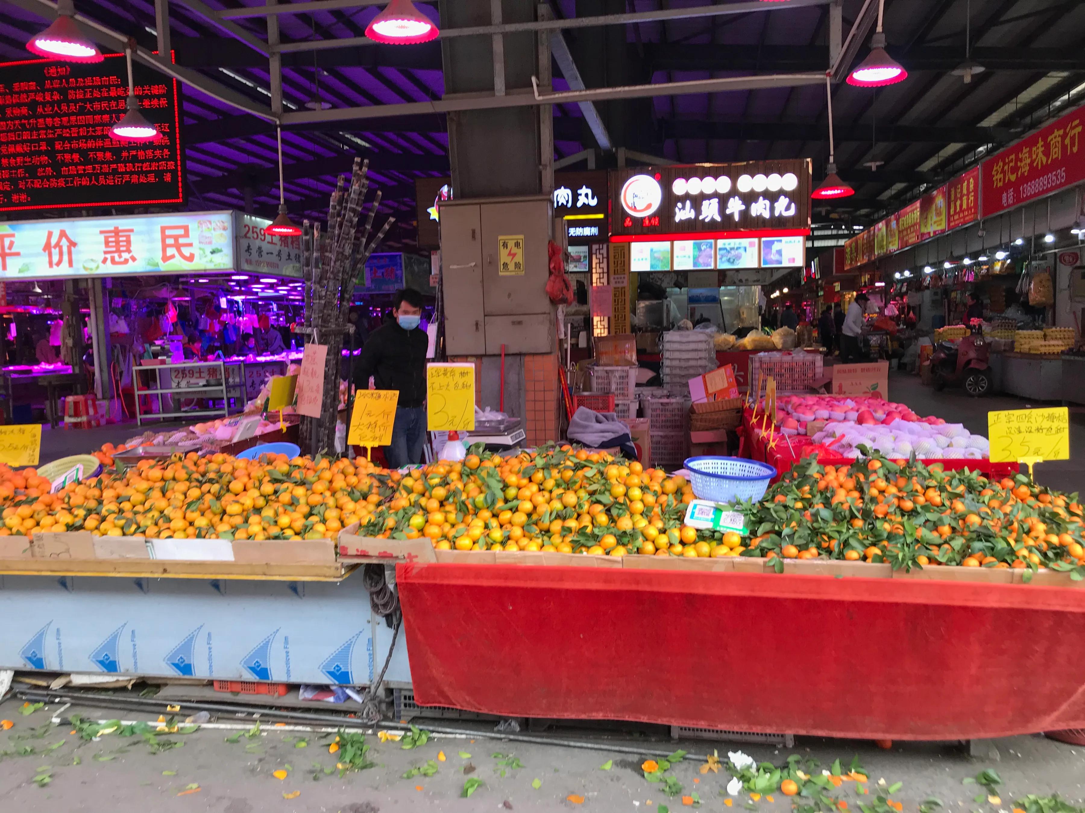 广州荔塱农贸批发市场,芳村荔塱菜市场