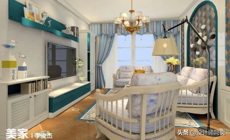 一说到地中海风就是“海洋”?醒醒,你家得这么装才高级