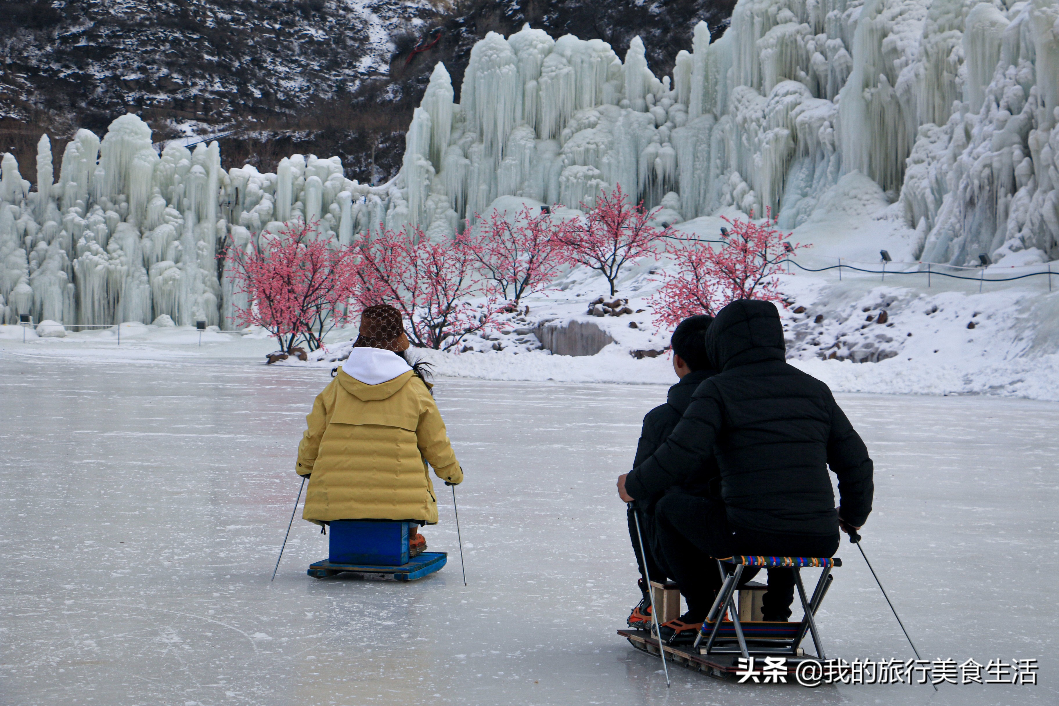 太原在哪看冰瀑布,太原冰川瀑布
