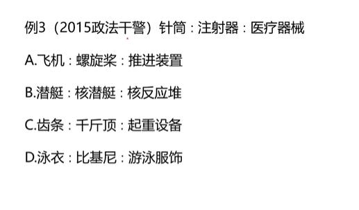 类比推理的五个关系,类比推理的常识积累