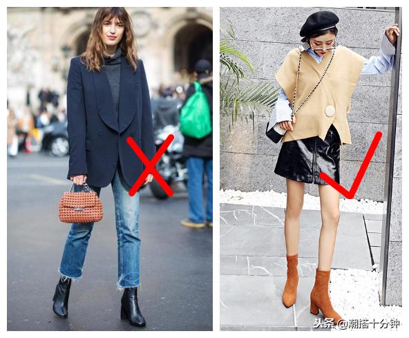 个子矮女生小腿粗穿什么样短靴,矮个子女生穿靴子高度