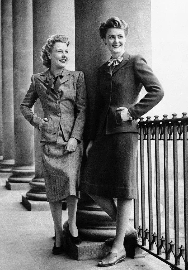 二战服装连体裤,二战时尚连体裤