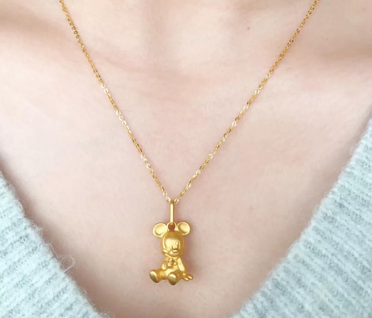 赵雅芝代言的老凤祥黄金耳环,赵雅芝代言老凤祥黄金同款项链