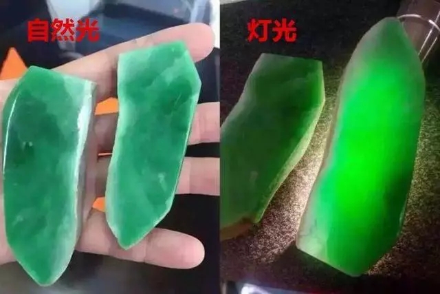 翡翠戴久了发黄是买到假货了吗,翡翠只要有荧光反应的全是假货吗