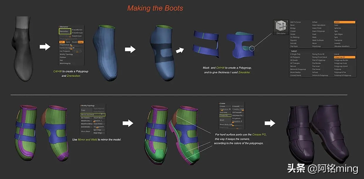 漫威人物zbrush,zbrush建模如何导入blender