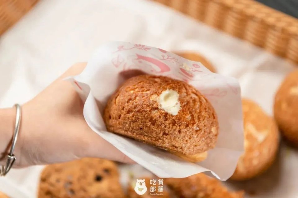 西树泡芙回归款,西树泡芙绿色奶油