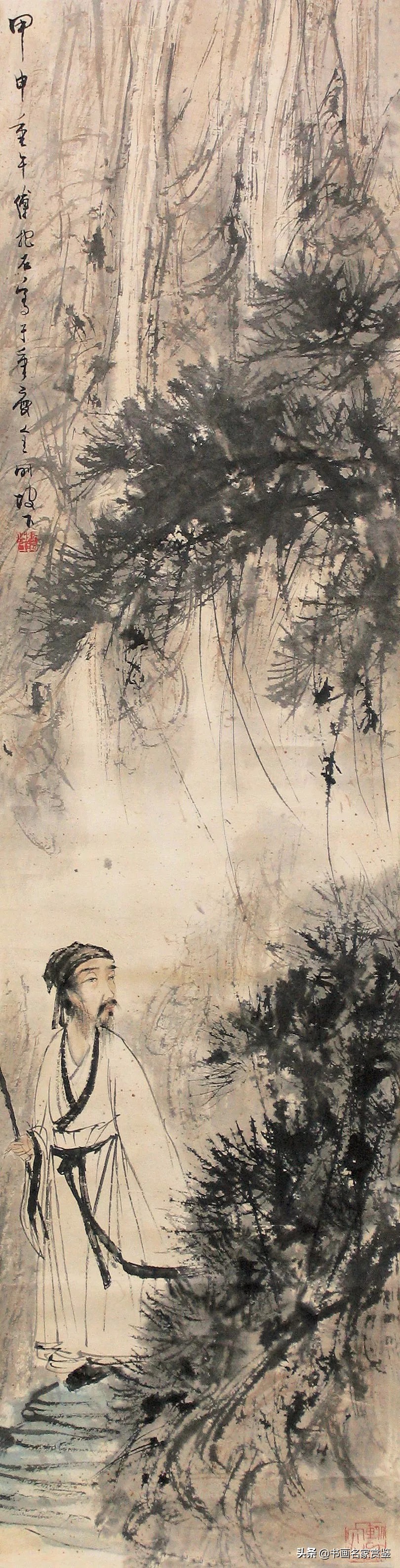 傅抱石大师作品图片,中国画坛巨擘