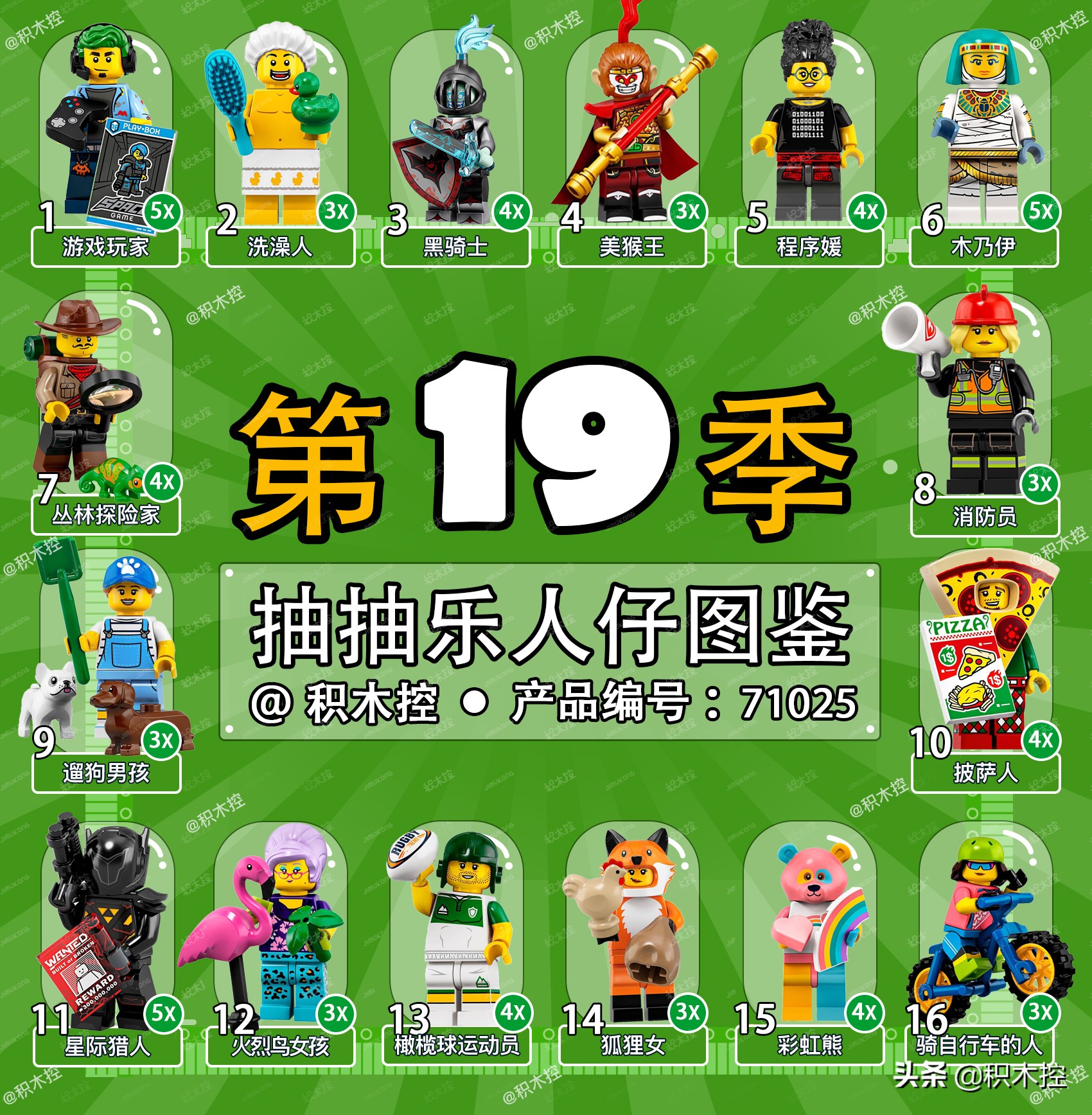 乐高人仔抽抽乐2022年新版,乐高人仔抽抽乐22季哪个最稀有