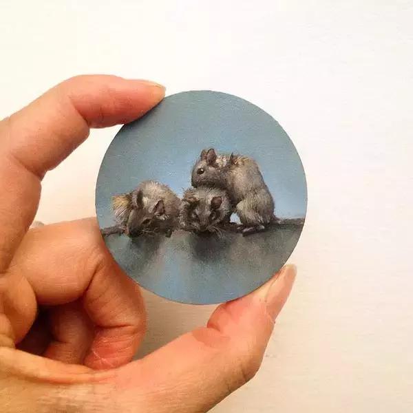 去艺术馆旅游回来画一幅画,油画风景随身带