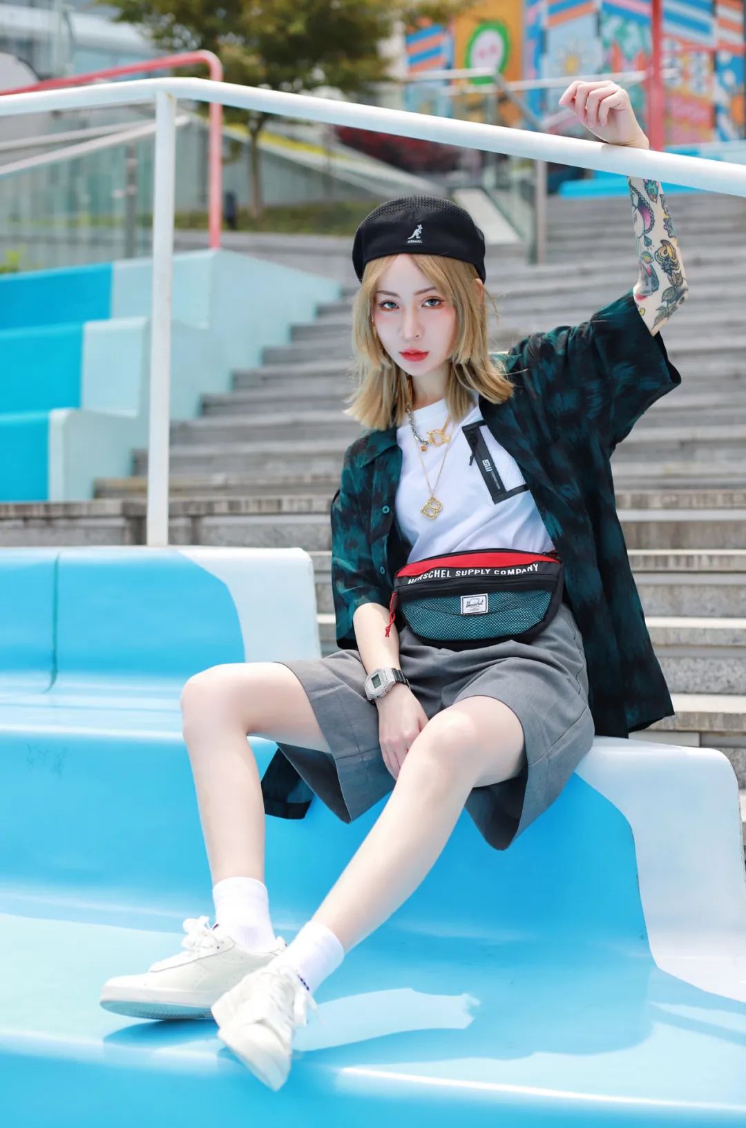 男生穿搭小配饰腰包,时尚穿搭腰包推荐