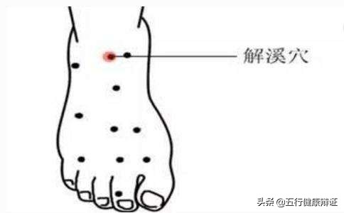 睡前按摩哪有助于排便,清胃火的穴位解溪穴在哪