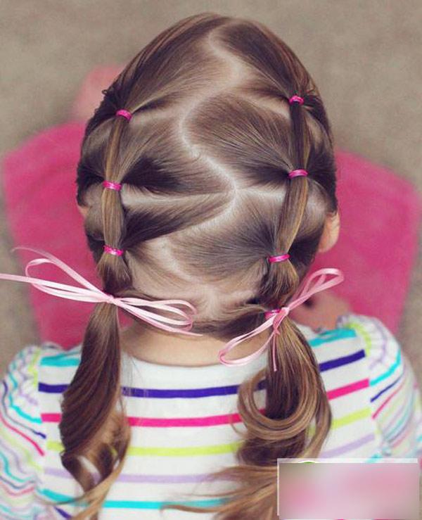 6-12岁公主头春节拜年编发,5款超美儿童简单容易上手编发