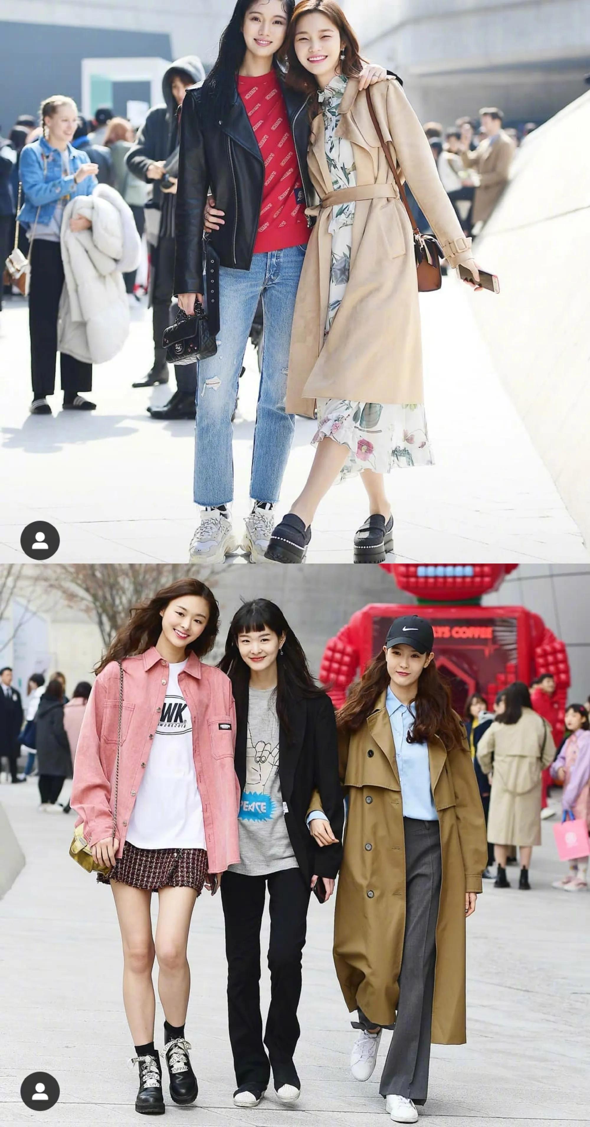 韩国年轻街头穿搭,韩国街头时尚潮流穿搭