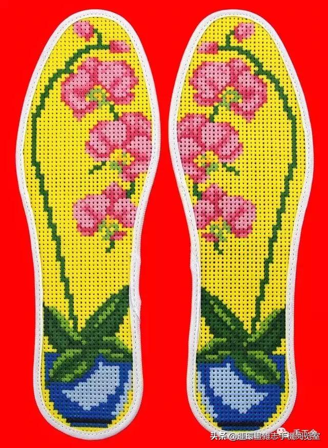 纯手工格子鞋垫图案大全,鞋垫的图案图解大全