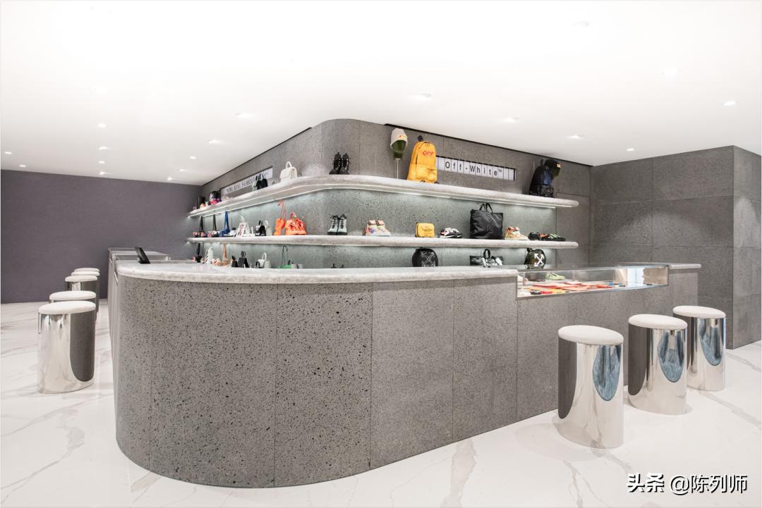 offwhite风格,白色品牌陈列搭配