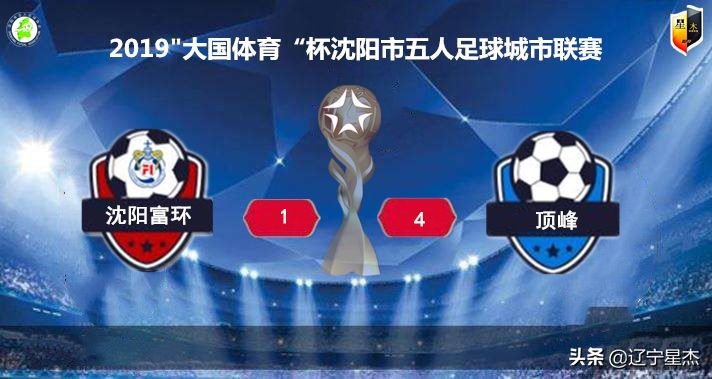 「速递」2019“大国体育”杯沈阳市五人足球城市联赛第六日战报