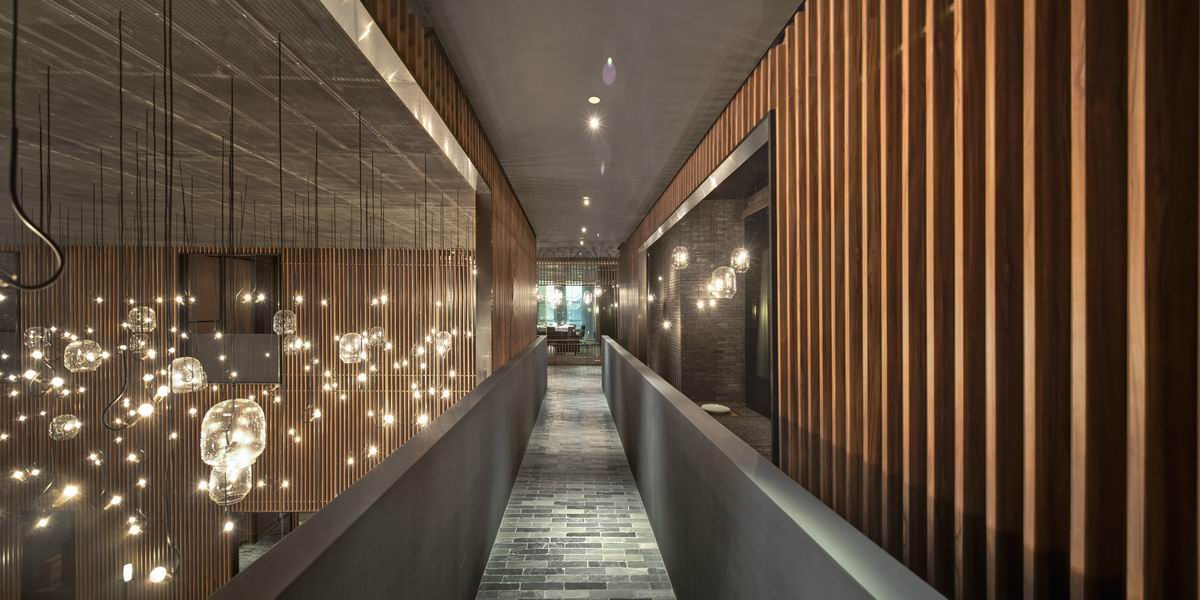 餐饮空间玄关图,深圳华苑一号餐饮空间