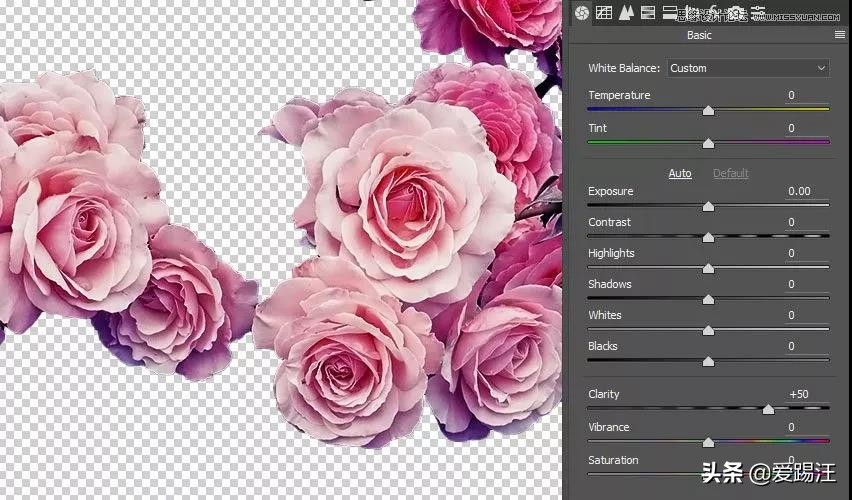 ps教程素材图片,ps教学制作漂亮的鲜花艺术字