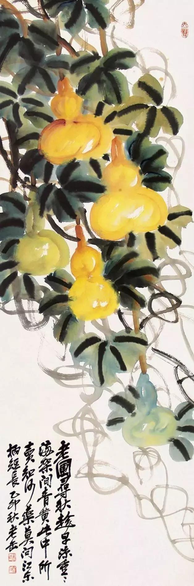 十大名家画葫芦,名家国画葫芦精品图