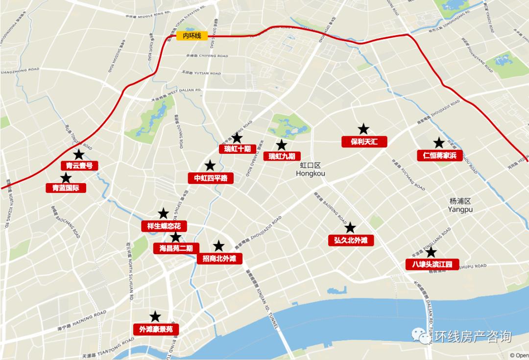 新湖青蓝国际青云一号,融创青云壹号和中粮瑞虹海景壹号