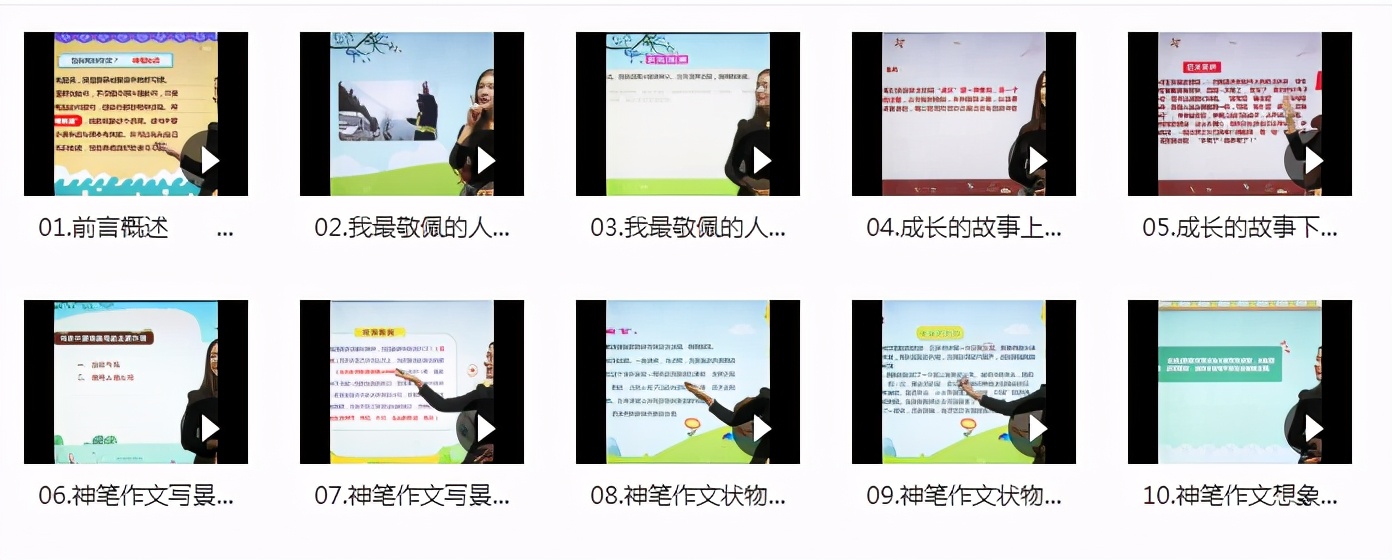 1-6年级小学作文教学视频,小学1-6年级作文写作技巧