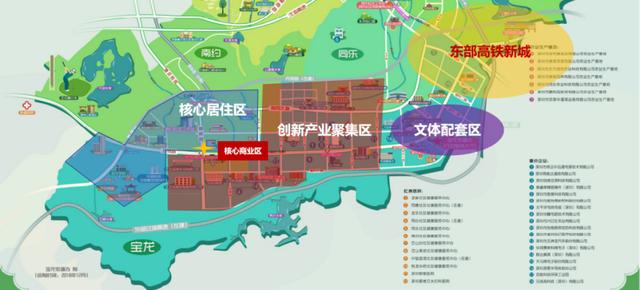 龙岗宝龙科技城规划图,深圳龙岗宝龙科技城片区解读