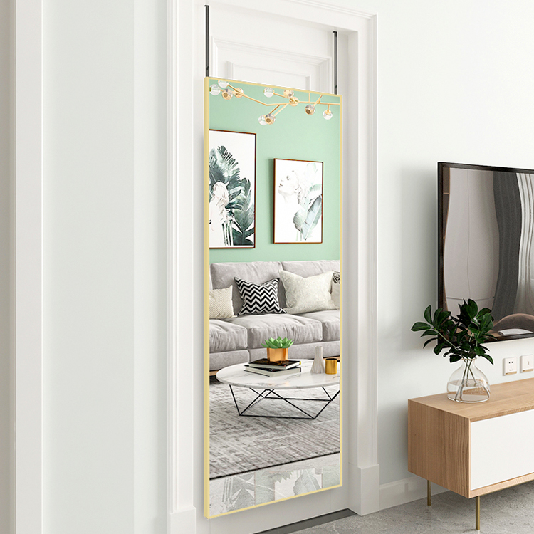 门后穿衣镜装墙上方法,门后面空间怎么装饰