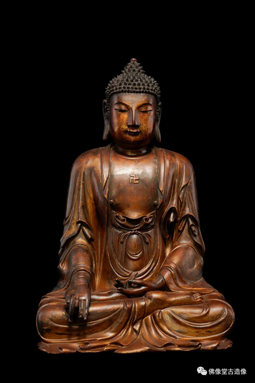 永乐宫廷佛造像拍卖价格,漆木造像