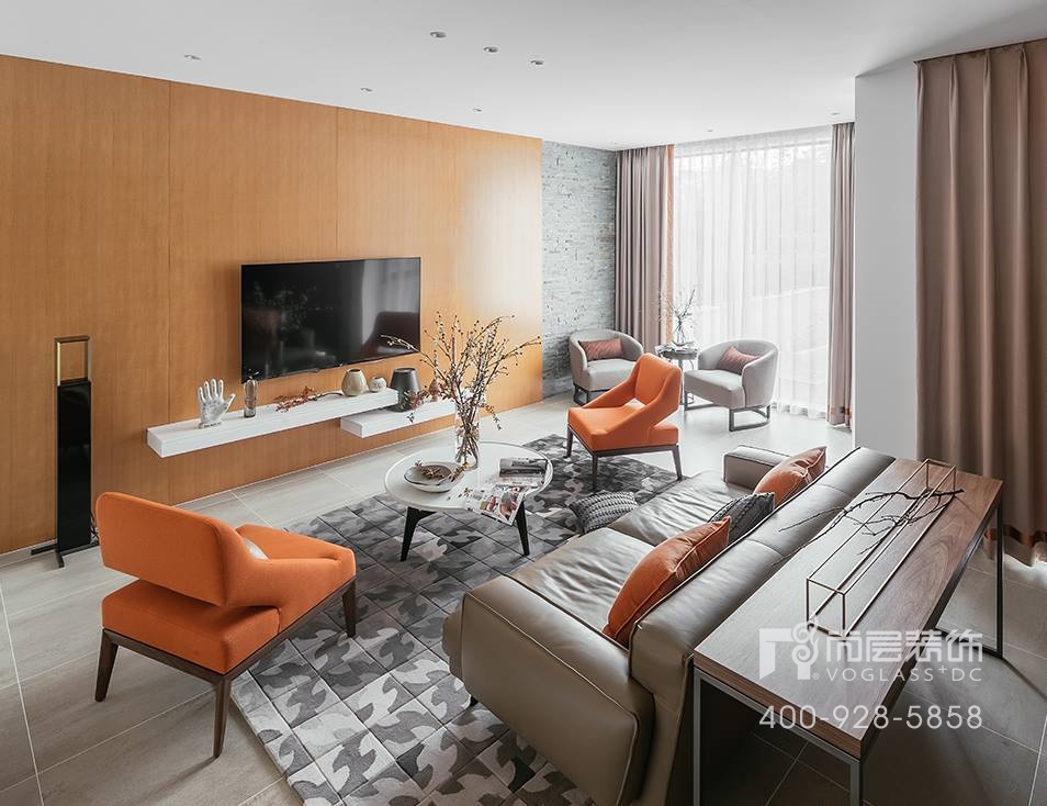 350m²景山*瑰园玫**（实景案例）—现代简约