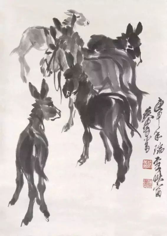 齐白石的虾徐悲鸿的马歇后语,齐白石画虾徐悲鸿画马还有谁