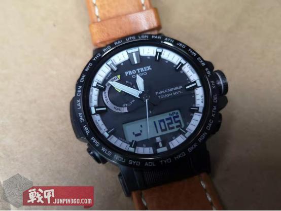 casio卡西欧户外登山运动表,卡西欧七年电力复古手表橙色测评