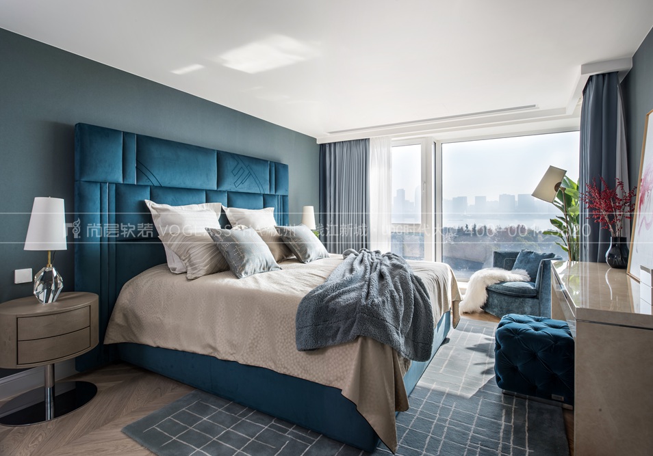 浙江欧式别墅软装设计,轻奢别墅装修风格杭州