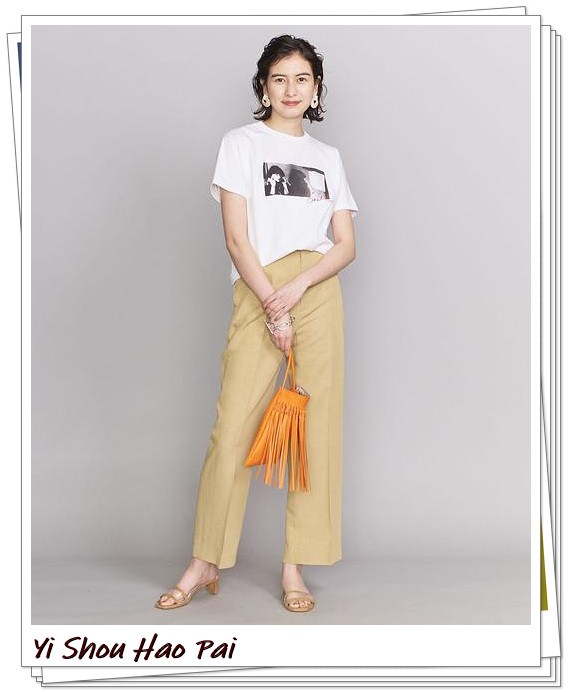 春夏米色裤子最佳搭配上衣,夏季米色裤子与上衣搭配图