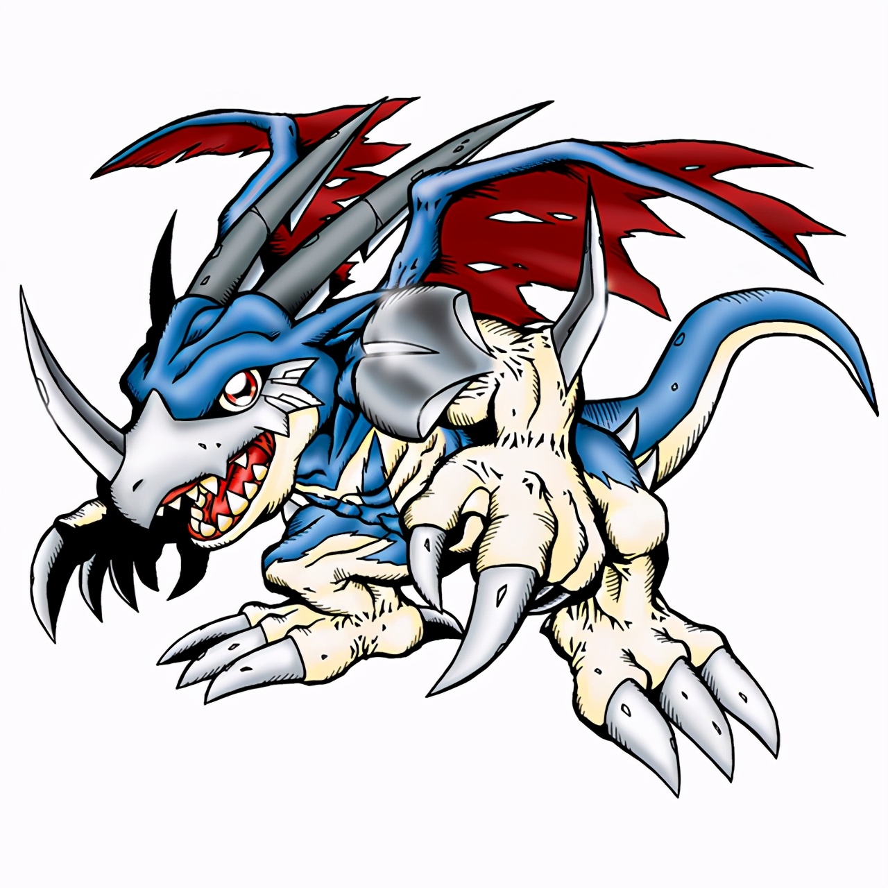 数码世界的天龙和地龙，最终融合为龙帝，上篇