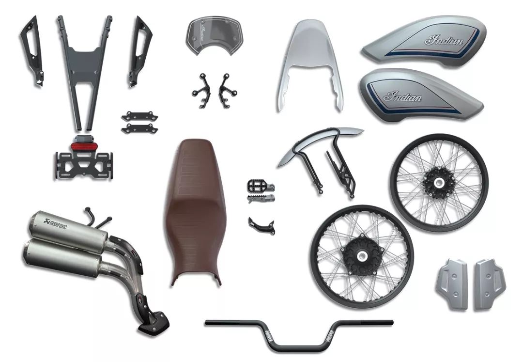 如此拉风的摩托车很有个性,既复古又有科技感的摩托车