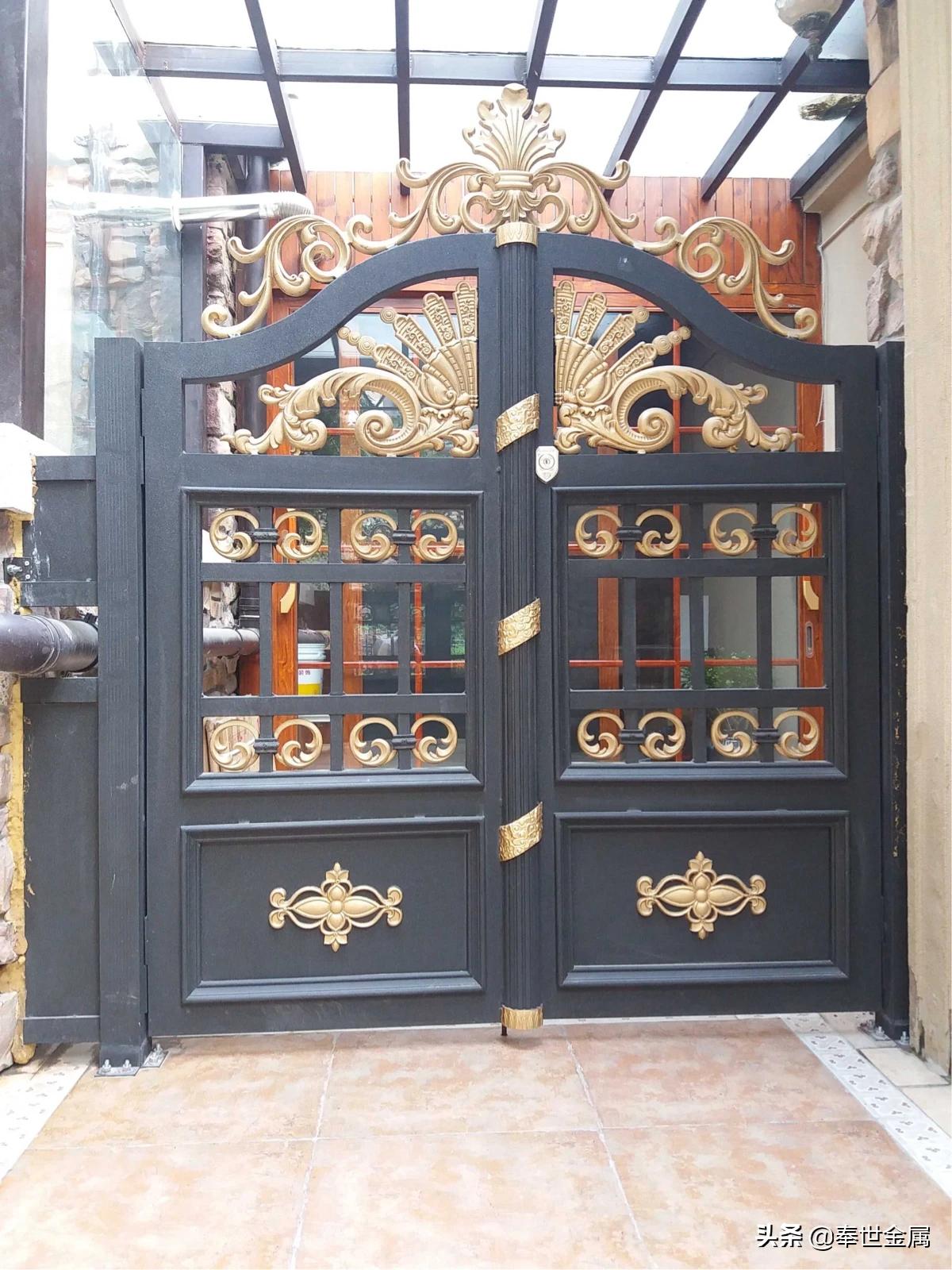 庭院大门怎么样做好看,农村院子做什么门好