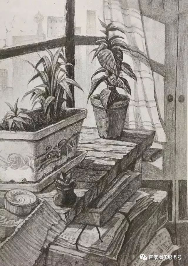 清华大学美术学院设计素描高分卷,清华学生校考素描作品