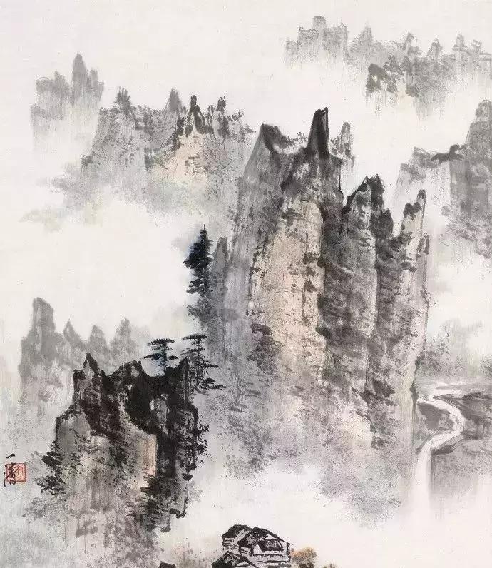 一组高清唯美的山水画收藏欣赏,美国大都会收藏明清山水画欣赏