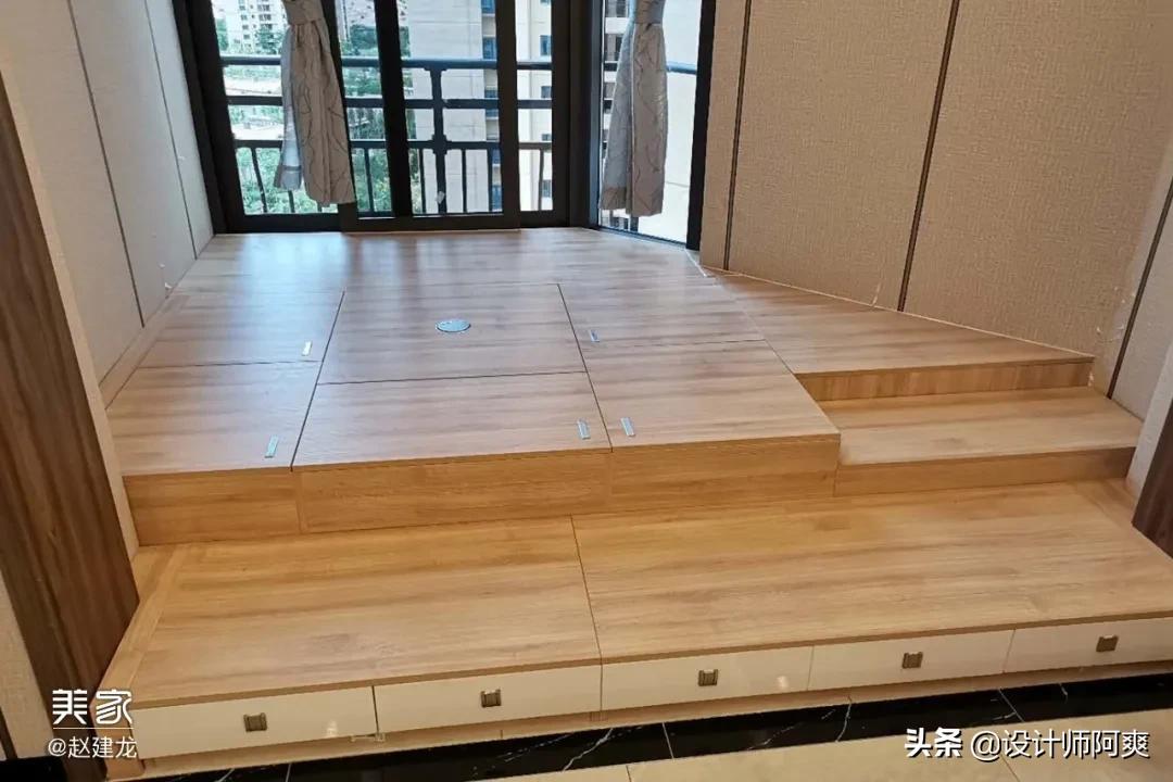 榻榻米设计卧室儿童小户型,阳台榻榻米书房效果图