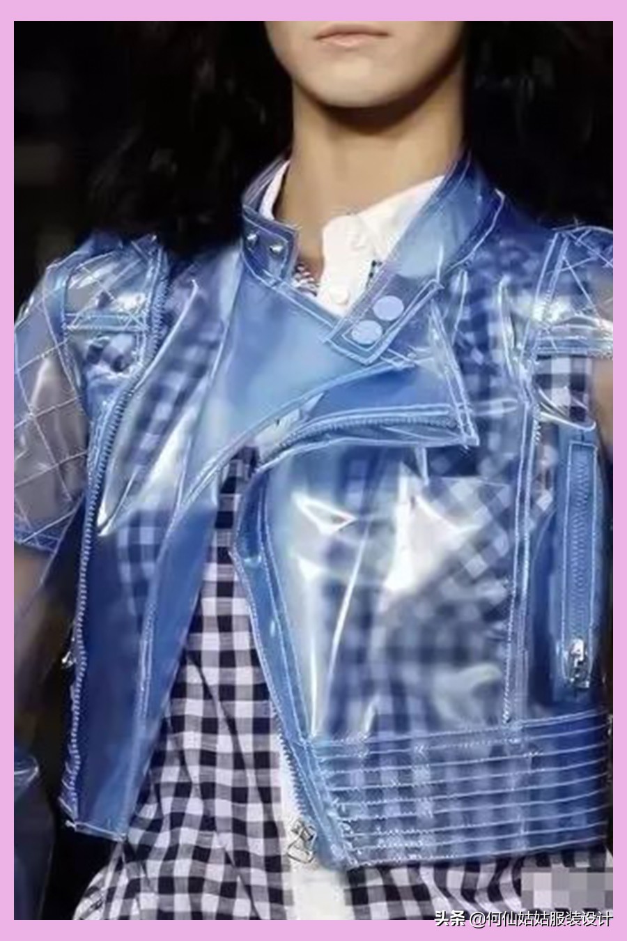 一次性雨衣也穿的很好看,雨衣可外穿