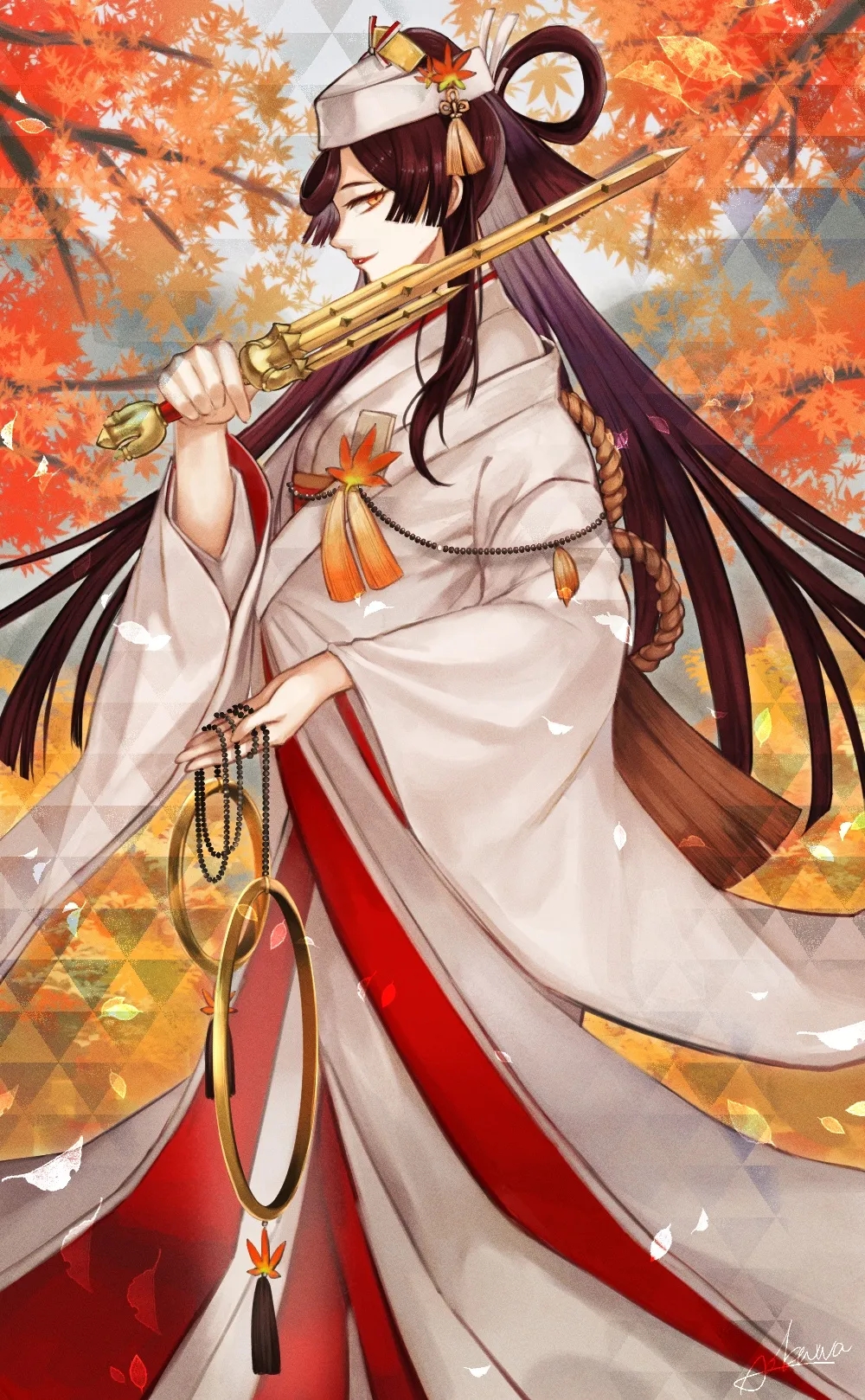 fgo鬼女红叶灵基再临图片,fgo鬼女红叶宝具