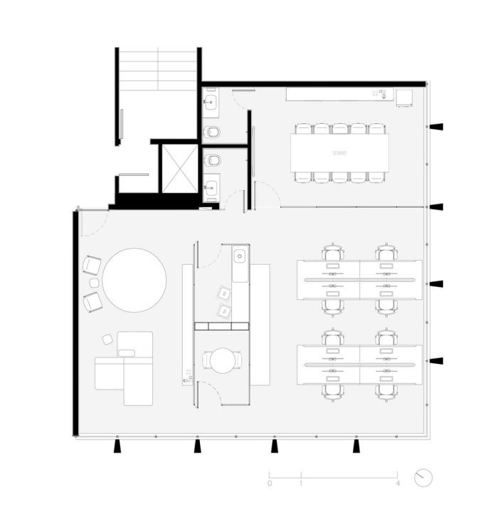 开放式办公空间布局,创意开放式办公设计