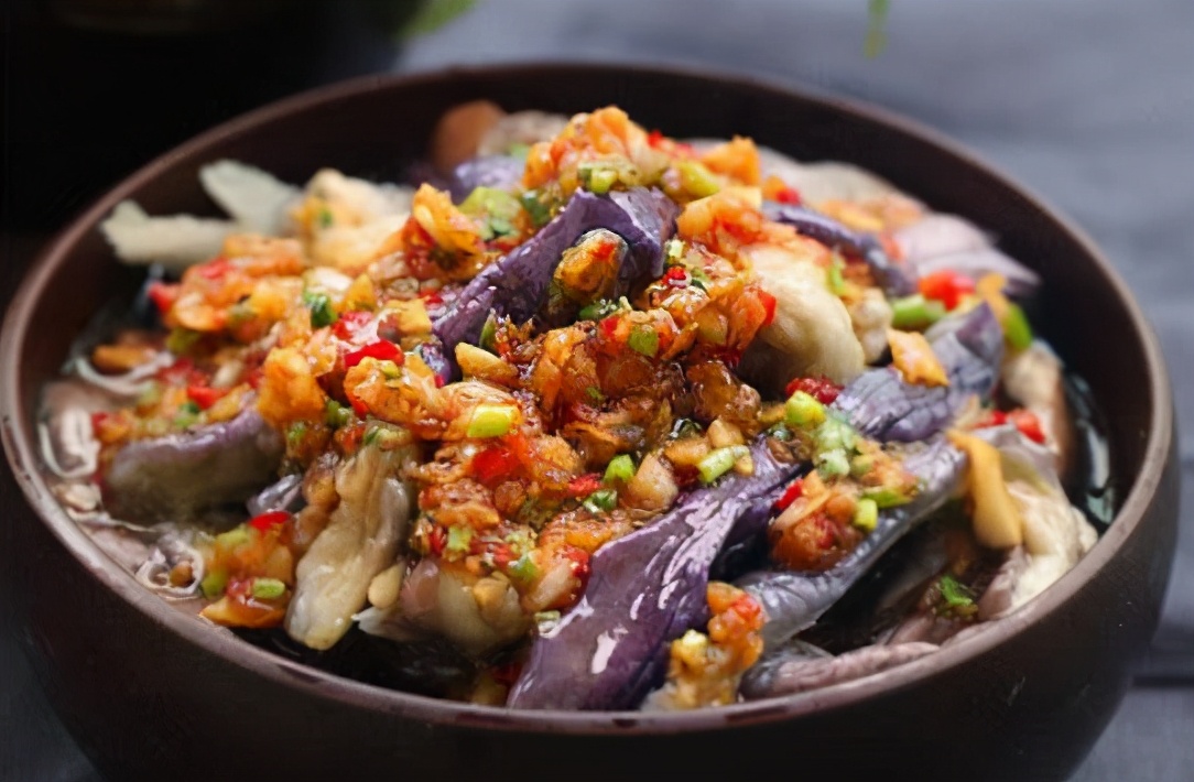 蒸茄子不用热油怎么做,蒸茄子不要肉的做法