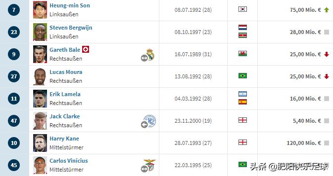 欧冠足球俱乐部身价排名,欧洲足球联赛身价查询